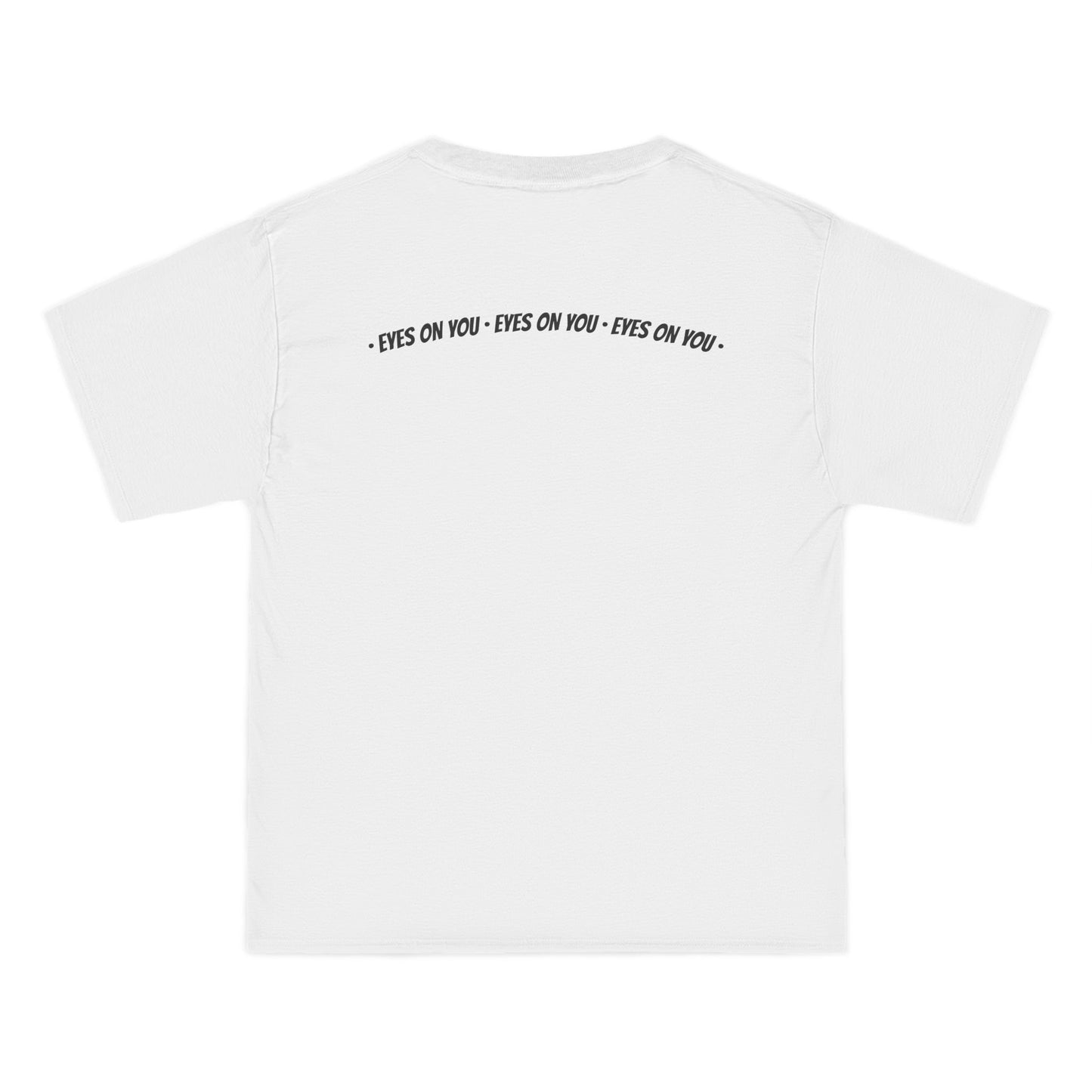 'EYES ON YOU' - Short-Sleeve Tee (Oversized) (Black Font)